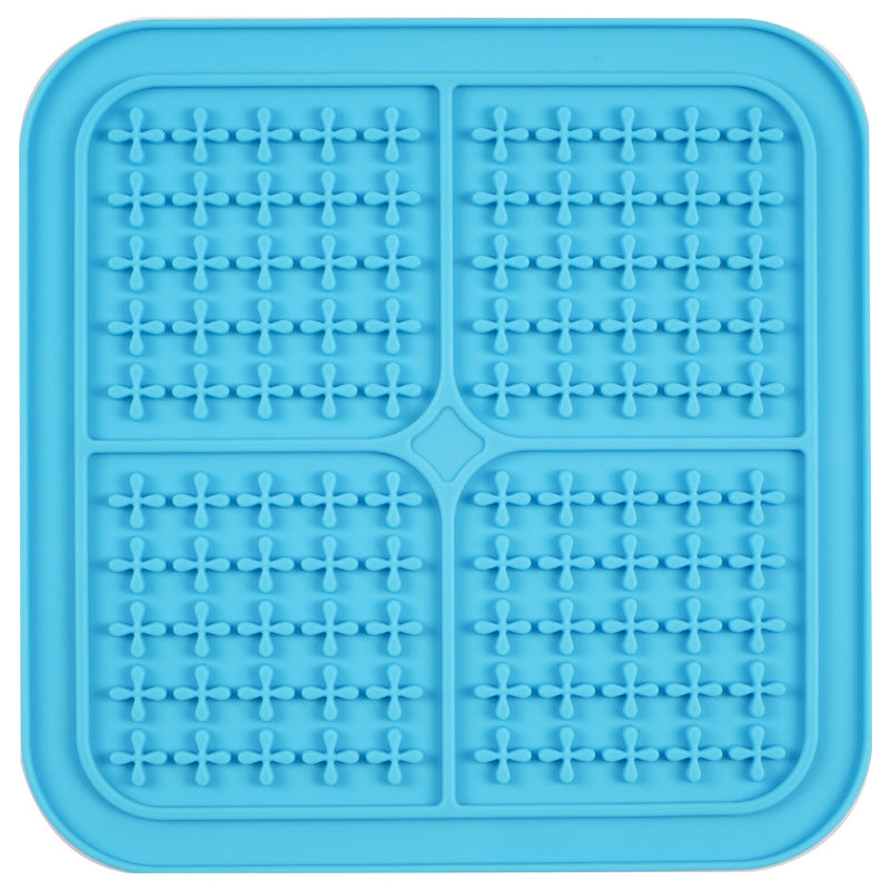 Pet sucker licking pad and slow feeding pad